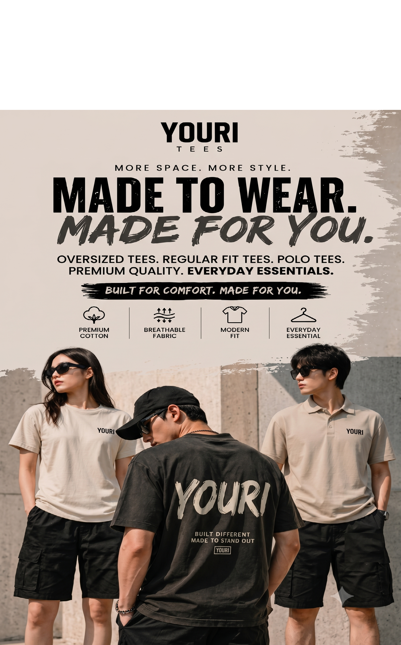 YouriTees hero slide 1