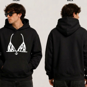 Youri Unisex Black Hoodie | Premium Cotton Blend | Full Sleeve | Regular Fit | Kangaroo Pocket | Adjustable Hood | Soft & Comfortable Casual Sweatshirt
