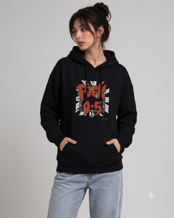YOURI Premium Hooded Sweatshirt for Men & Women | 310 GSM Cotton Blend | Fleece Lined | Oversized Fit | Winter Hoodie | Streetwear Fashion