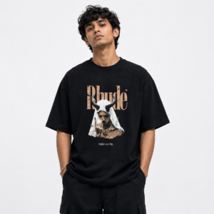 YOURI Premium Unisex Oversized T-Shirt | 200 GSM 100% Cotton | Bio-Washed | Relaxed Fit | Round Neck | Half Sleeve | Casual Streetwear for Men & Women