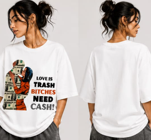 YOURI Unisex Oversized T-Shirt | 200 GSM Bio-Washed Cotton | Drop Shoulder | Round Neck | Comfortable Streetwear | Casual Wear for Men & Women