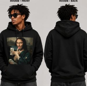 YOURI Unisex Hoodie | 310 GSM Oversized Hooded Sweatshirt | Premium Fabric | Full Sleeve Winter Hoodie for Men & Women