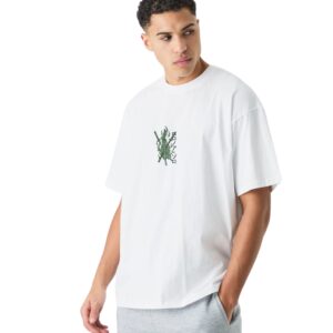 Youri Oversized T-Shirt for Men & Women | 200 GSM Premium Cotton | Drop Shoulder | Relaxed Fit | Half Sleeve | Bio-Washed | Unisex Casual Round Neck Tee
