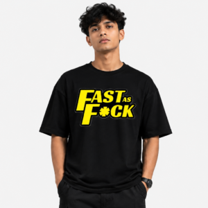 YOURI Premium Oversized T-Shirt for Men | 200 GSM Cotton | White & Black | Relaxed Fit | Round Neck | Half Sleeve