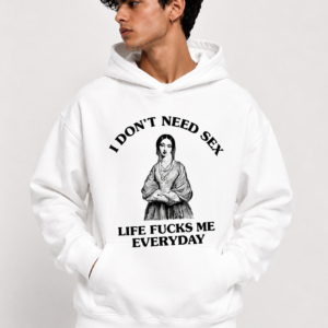 YOURI Premium 200 GSM Hoodie for Men & Women | Oversized Fit | Kangaroo Pocket | Pullover Hooded Sweatshirt | White & Black