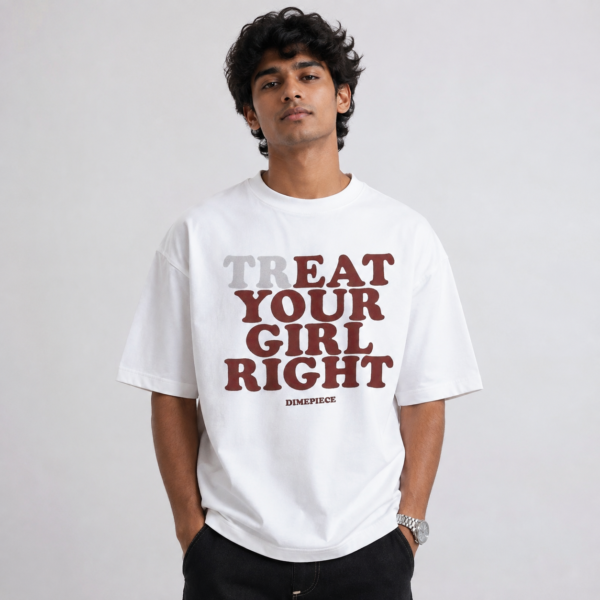 YOURI Premium Oversized T-Shirt for Men | 200 GSM Cotton | White & Black | Relaxed Fit | Half Sleeve Round Neck